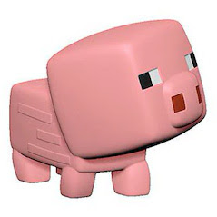 Minecraft Pig Slime Figure