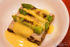 Pistachio Strudel with grilled Asparagus and Zabaglione Recipe