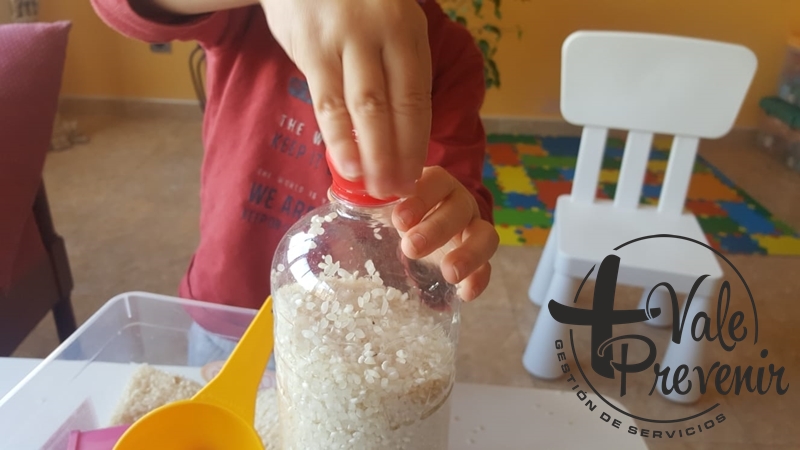 actividad con materiales de casa