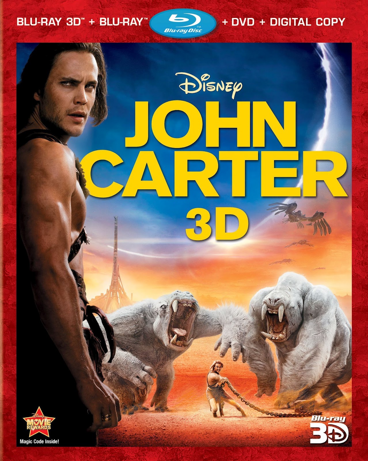 Latest Bluray & HD Covers John Carter (2012) Hollywood Movie Bluray HD