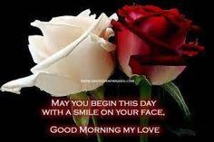 good morning romantic rose