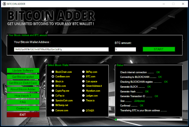 Bitcoin Money Adder 2021