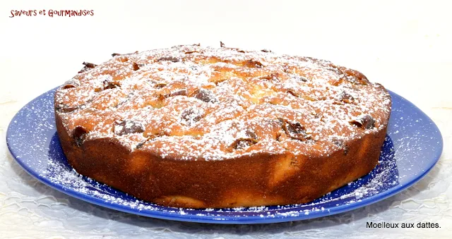 Saveurs et Gourmandises: Gâteau Moelleux aux Dattes.
