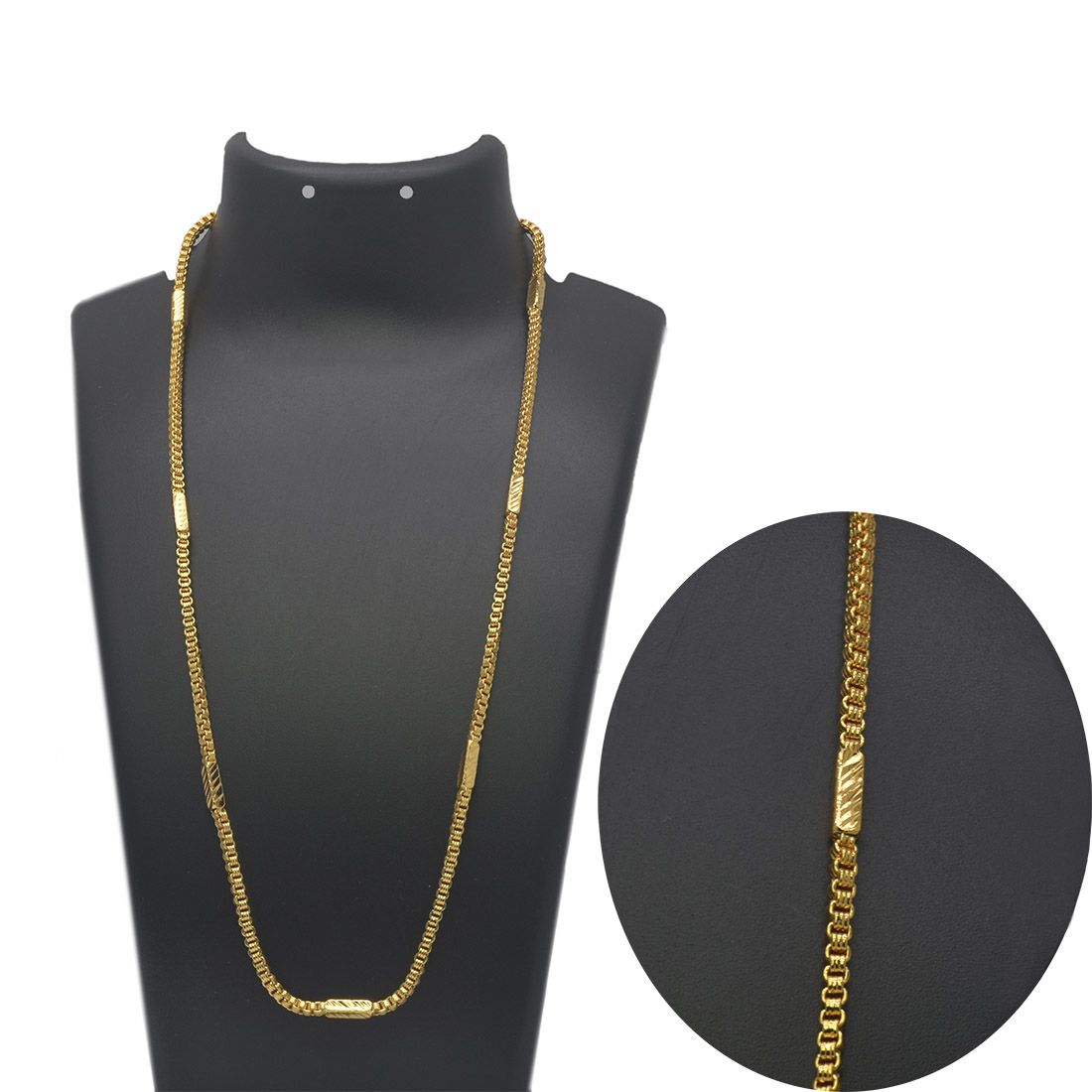 Micro Gold Plated Savitham Box Chain Buy OnlineKollam Supreme