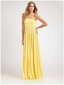 Violet Fashion Art: Stylish Yellow Maxi Dresses