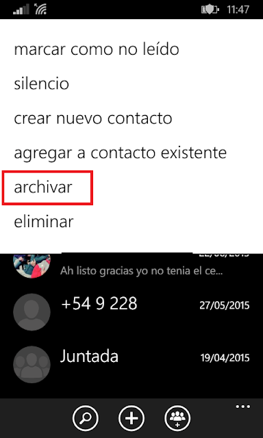 whatsapp archivar