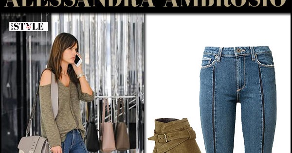 Alessandra Ambrosio, Cream Sweater, Woolen, Blue Jeans, White Sneakers, Alessandra  Ambrosio Cream Oversized Sweater Street Style Hollywood 2019, Image#0