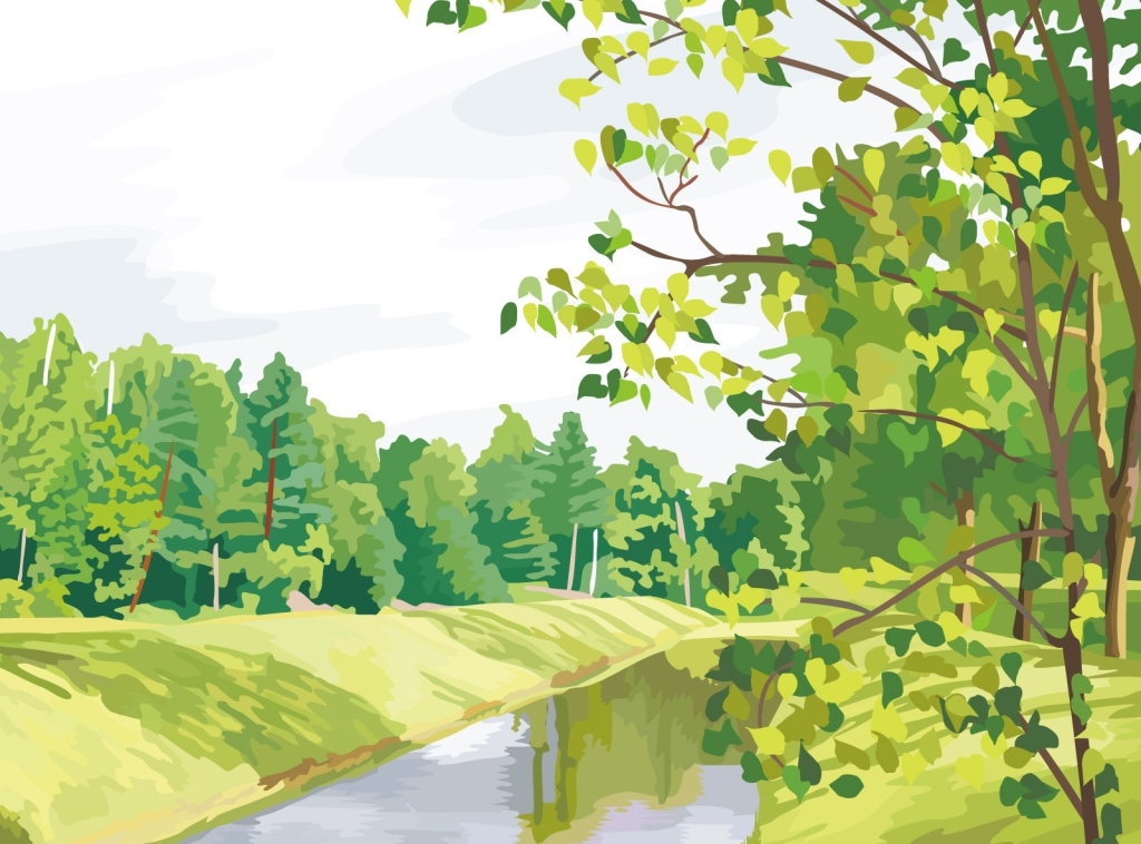 Entertainment Green Tree Image Art Wallpapers