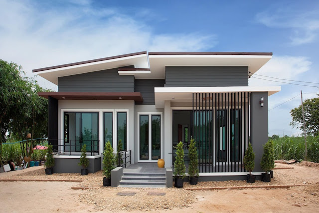 บ้านโมเดิร์นชั้นเดียว บ้านโมเดิร์นชั้นเดียว