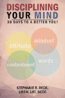 To order a copy of my latest book release, "Disciplining your mind, 30 days to a better you."
