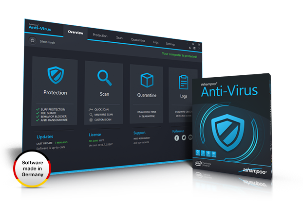  تحميل برنامج مكافح الفيروسات للكمبيوتر Ashampoo Anti-Virus