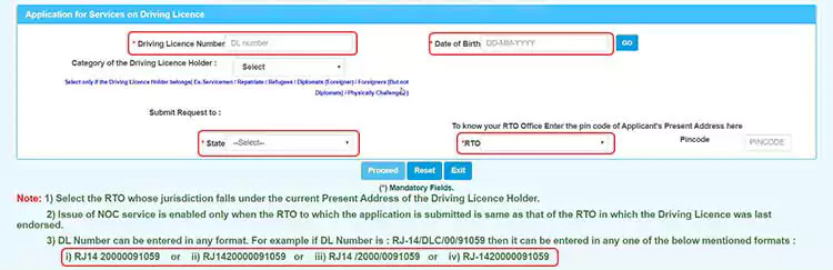 Driving Licence Renewal Online Step By Step Full Process Driving Licence Renewal Online