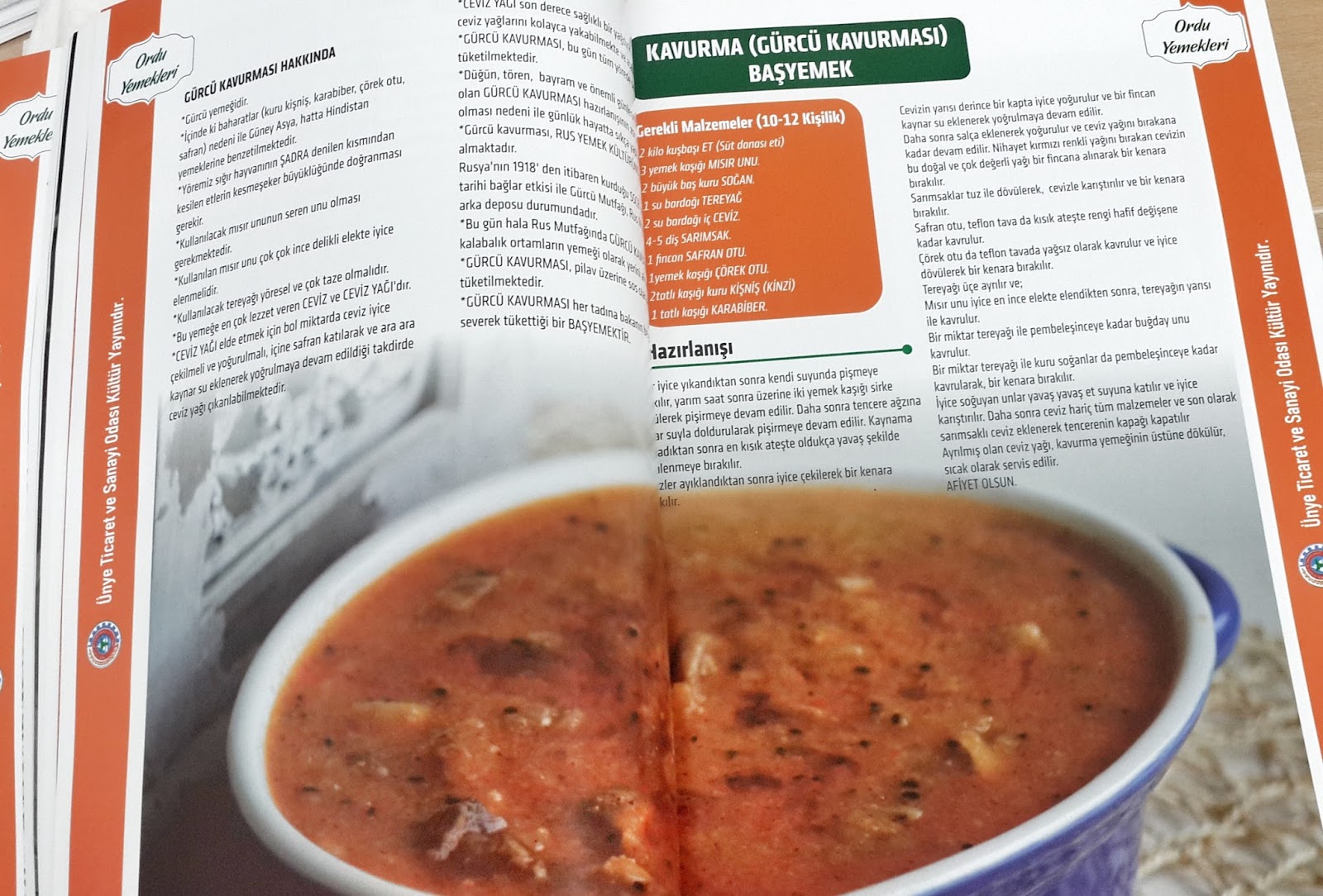 gürcü yemekleri isimleri