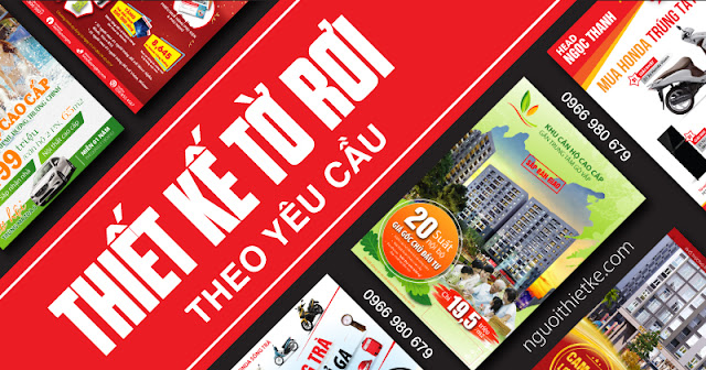 Thiết kế tờ rơi theo yêu cầu