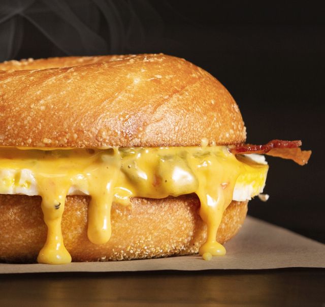Einstein Bros. Puts Together New Bacon & Queso Egg Sandwich Starting