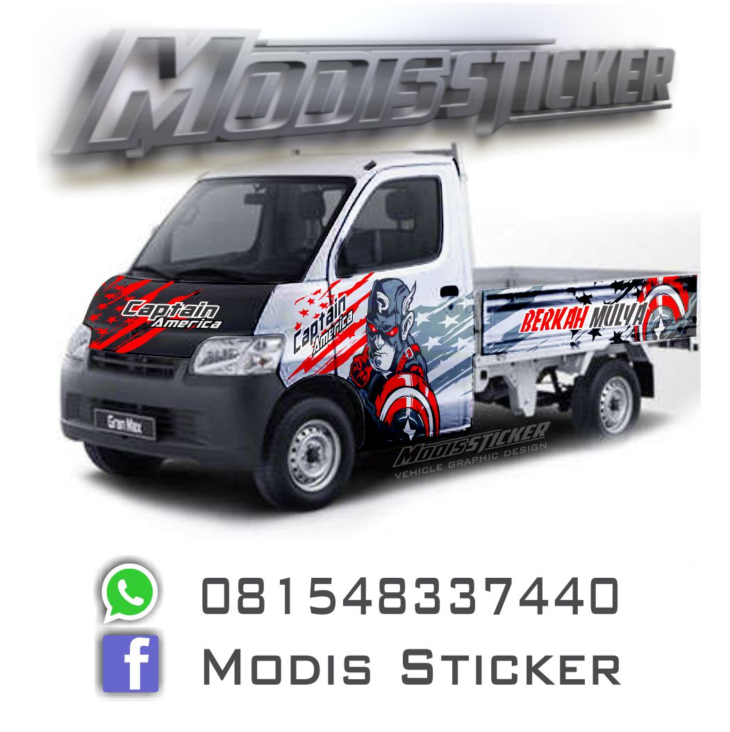 Gambar Desain Striping Mobil Pick Up Cutting Sticker Modifotto