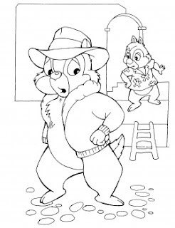 print chip and dale to color