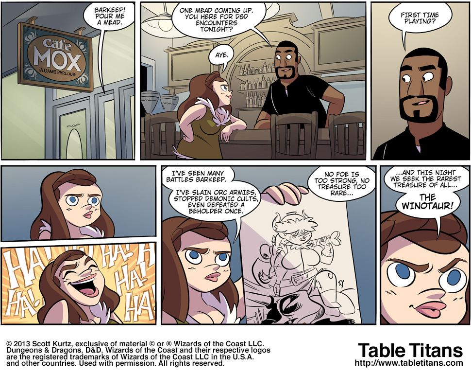 Swords, Dragons, and Nerds There's a new called Table Titans