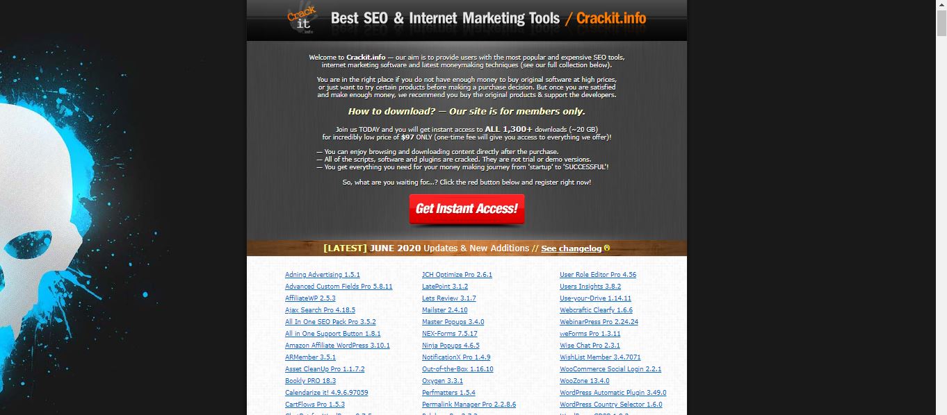 [GET] Crackit.info Softwares Full site Rip Updated (June 2020) The