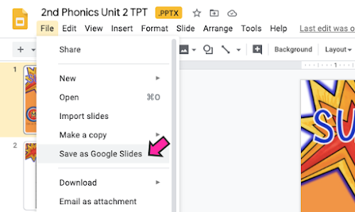 How To Use PowerPoint in Google Classroom - Firstgraderoundup