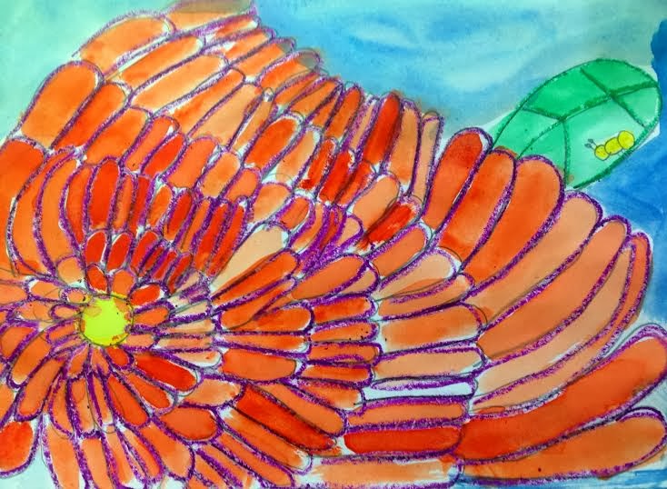 Art With Mr. E More 1st Grade Watercolor Flowers!