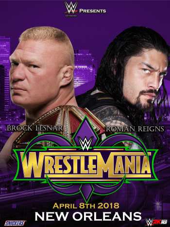 WWE WrestleMania 34 2018 PPV English 576p WEB-DL 1.8GB