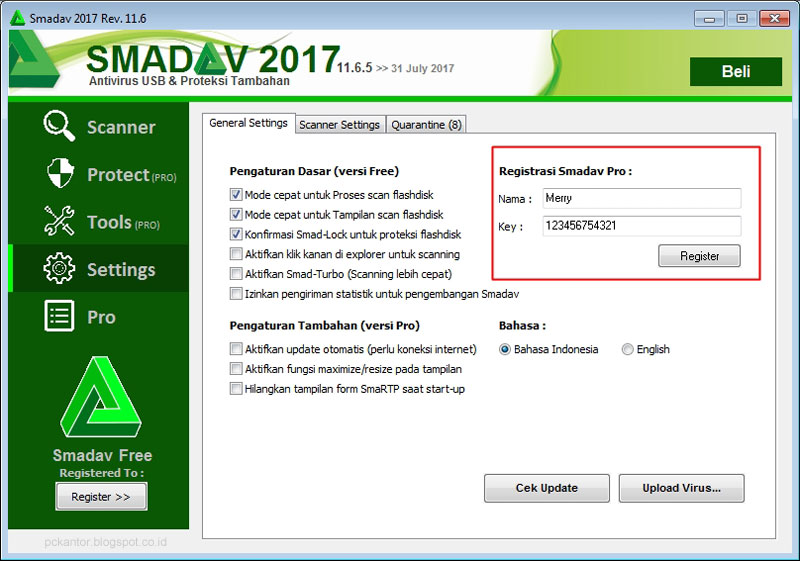 Cara Mendapatkan Smadav Pro Nge Blog Dari Kantor