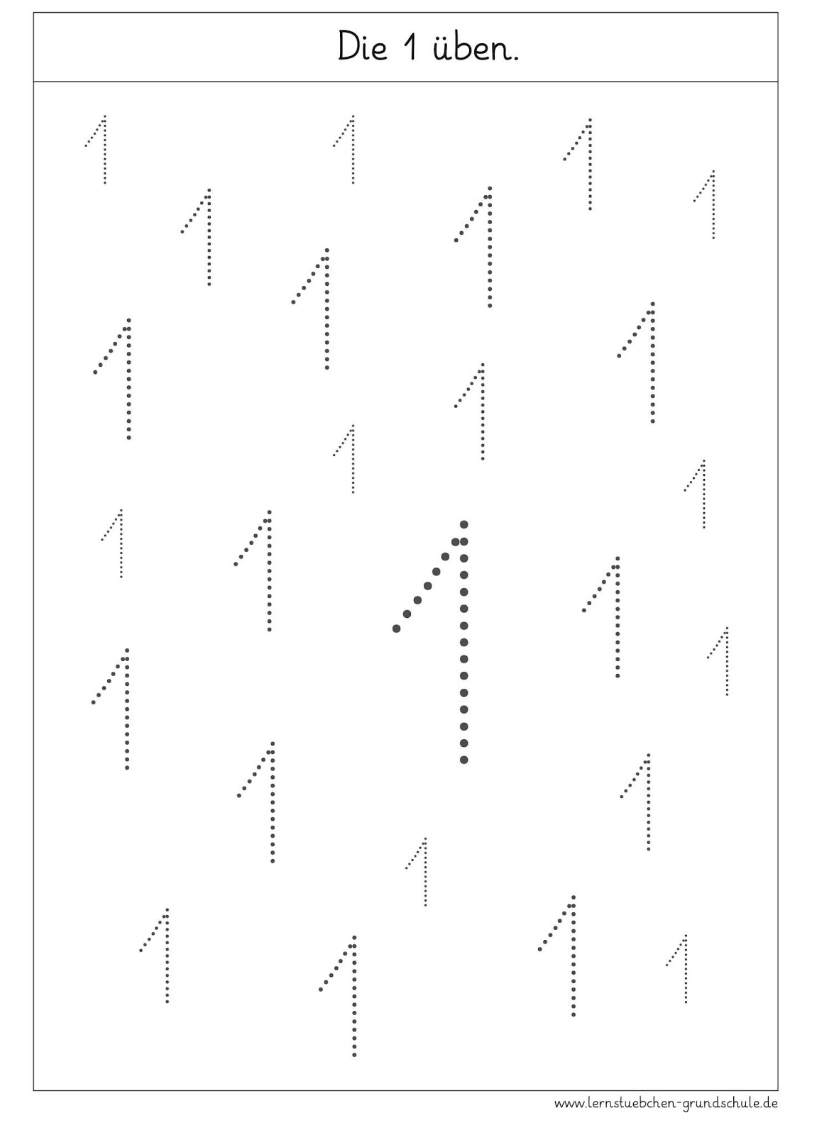 Lernstübchen: alle Zahlen üben (1)
