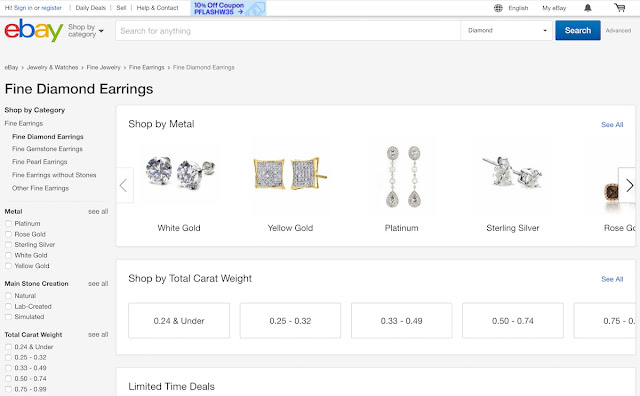 How to Buy Diamond Stud Earrings on eBay