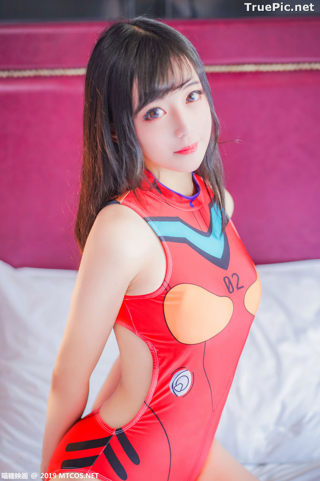 Image [MTCos] 喵糖映画 Vol.038 – Chinese Cute Model – Red Line Monokini - TruePic.net - Picture-34