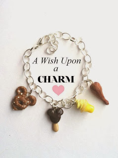 Disney Inspired FOOD Polymer Clay Charm Bracelet Disney Parks with FREE Gift!   $17.50 