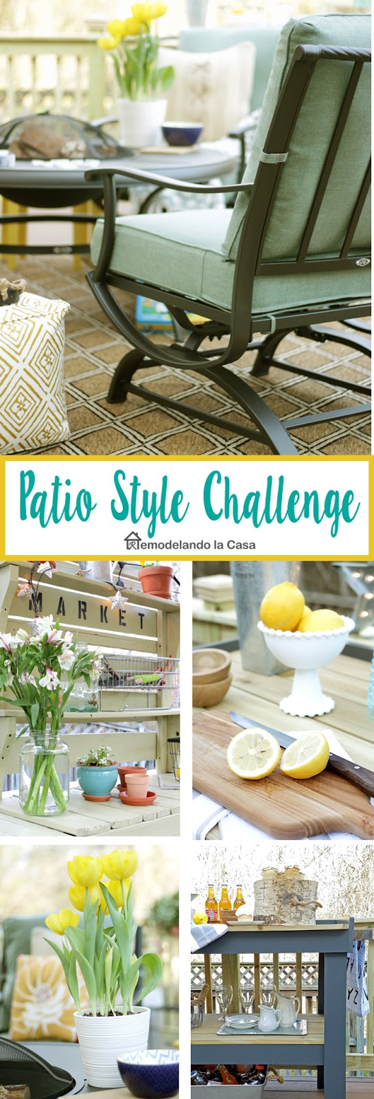 The Home Depot Patio Style Challenge Reveal Remodelando la Casa
