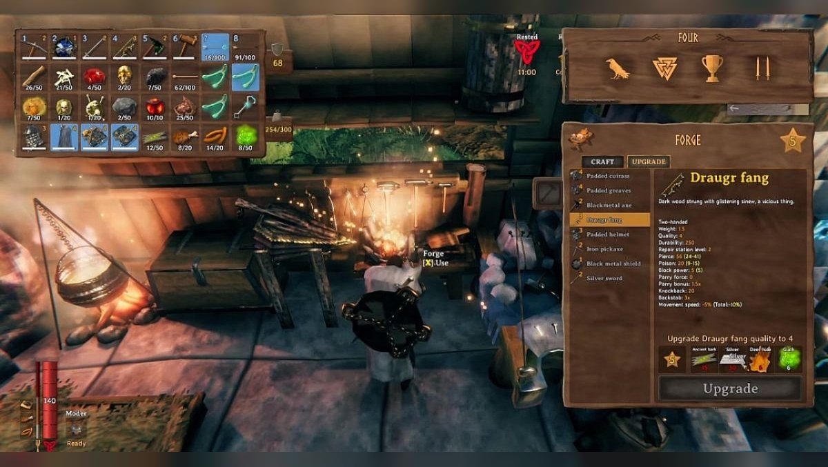 Where to find (how to get) the "Draug's fang" bow in Valheim