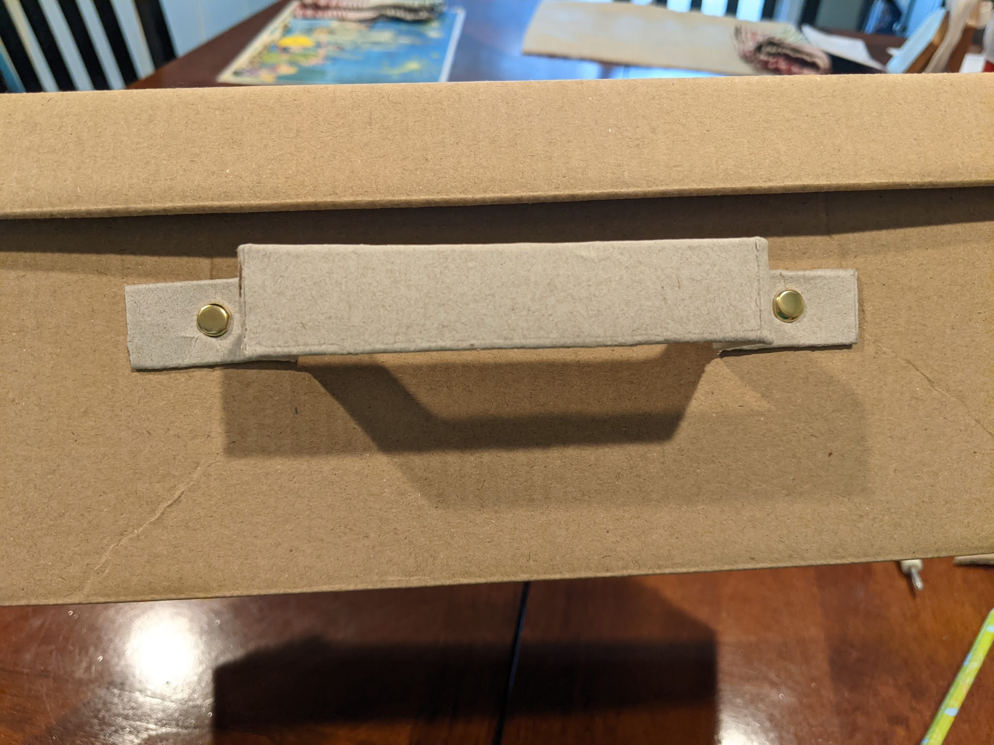 DIY Cardboard Shoebox Suitcase Cardboard Mom