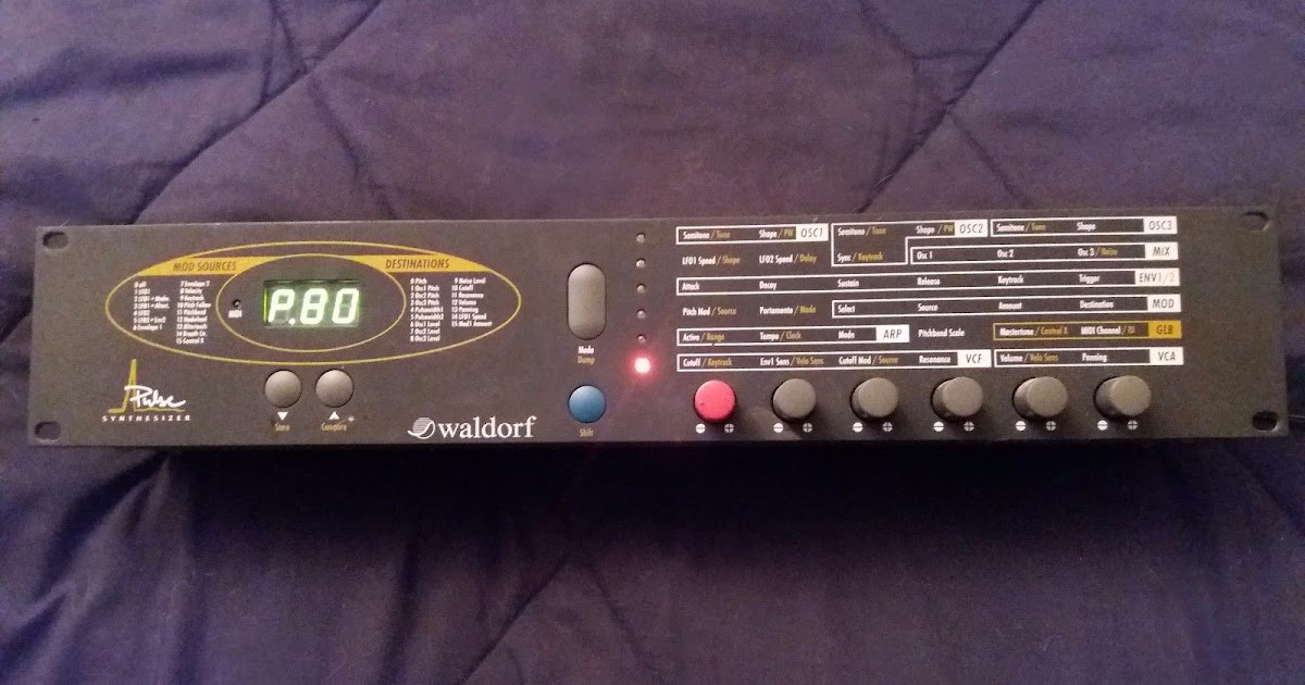 MATRIXSYNTH Original Waldorf Pulse Analog Rackmount Synth