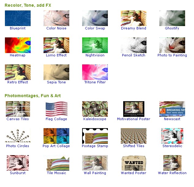 List of Free Online Photo Image Editor and Effects Tuxpi
