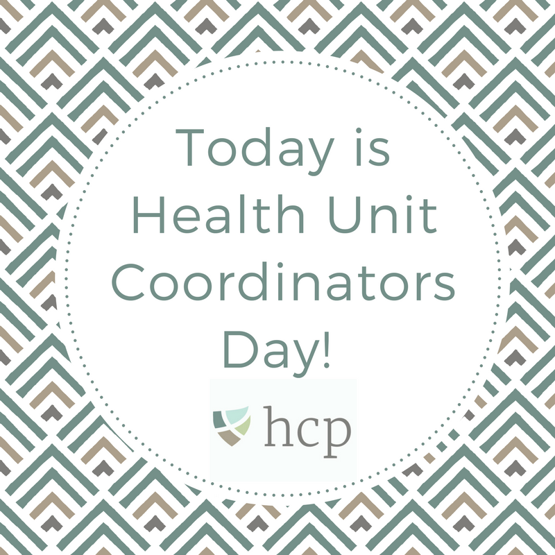 Health Unit Coordinators Day