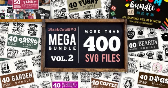 Download Free Mega Bundle 400 Designs Vol 2 PSD Mockup Template