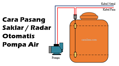 cara pasang saklar pompa air otomatis