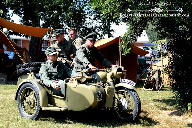 Last week we went to Remembering World War II in Linden Tennessee, we got to go last year and really loved it! Great music, style and tribute to a great generation. We stopped first at the military encampment.