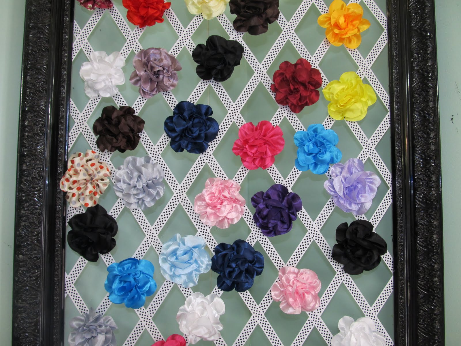 Rapunzel's Boutique Silk Flower Clips