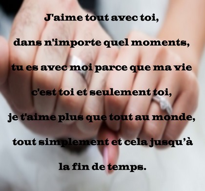 Texte Damour Pour Ma Femme Que Jaime Gallery