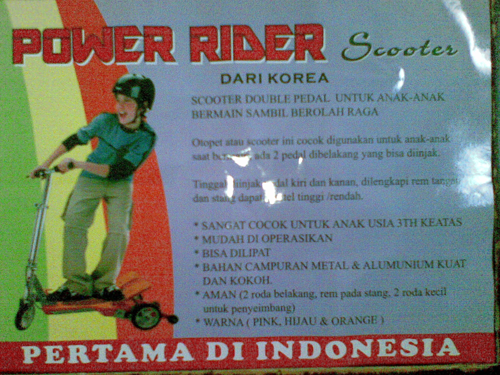 Amav Power Rider Owner's Manual