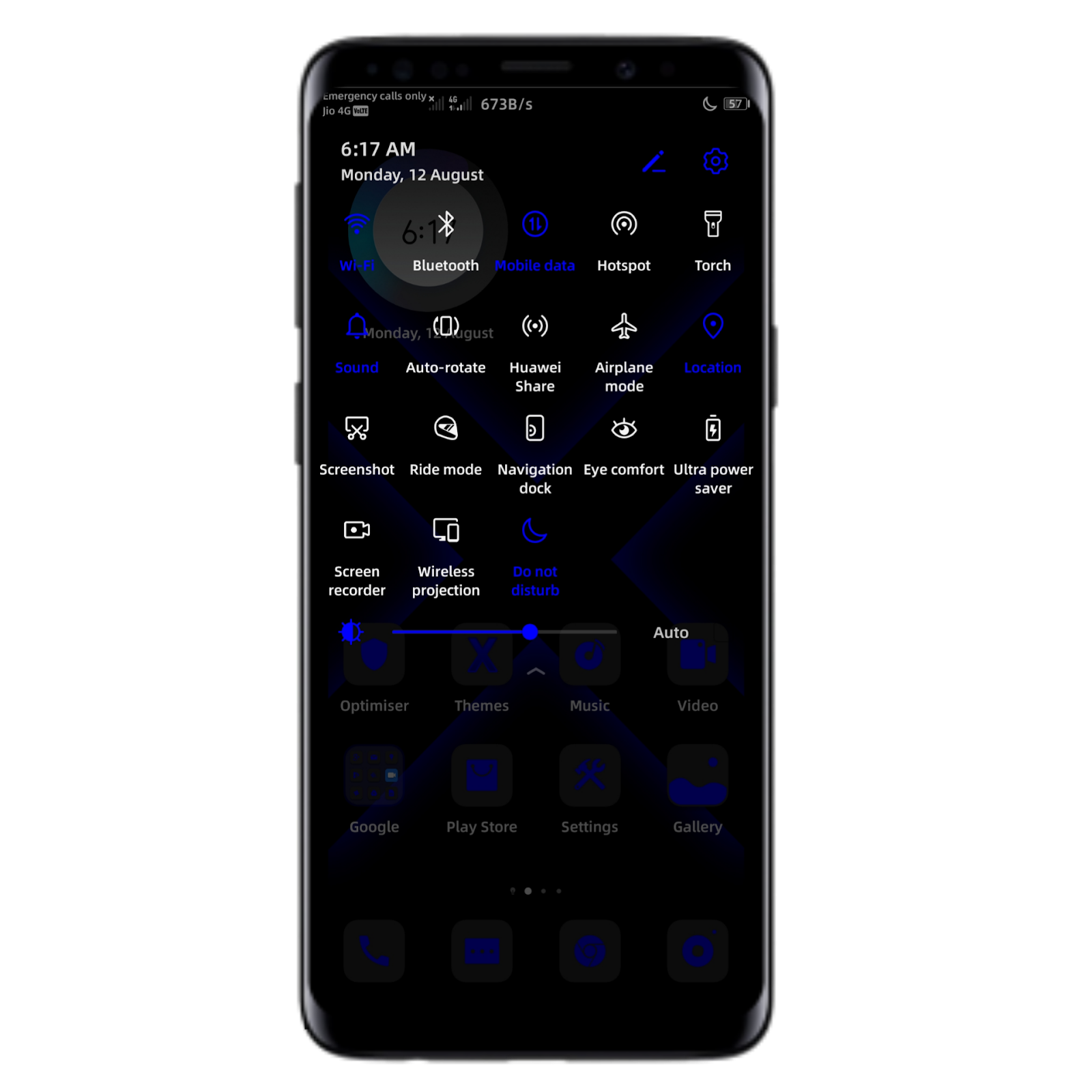Blue Theme for All Huawei/Honor Phones Urban jugad Tech,Health