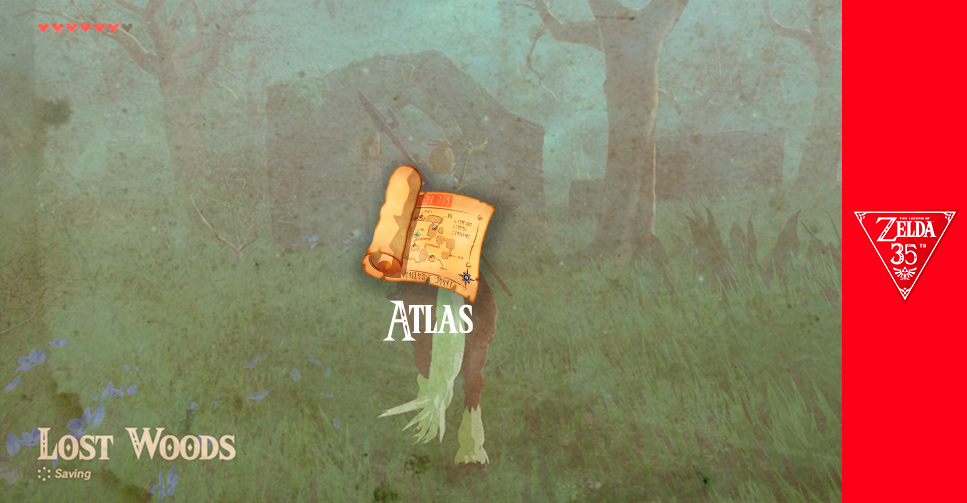 O Atlas de Hyrule: Lost Woods ao longo dos anos