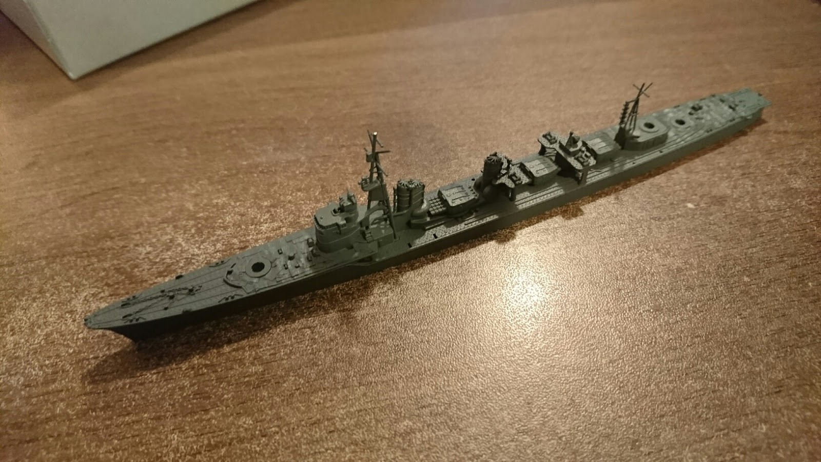 Kumaの模型趣味 タミヤ 駆逐艦島風の製作 塗装と艤装品の取り付け