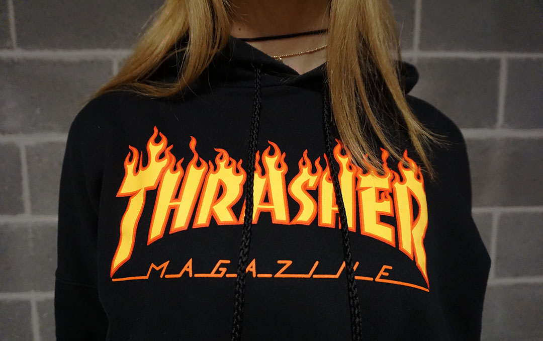 Maglietta thrasher ragazza Clearance