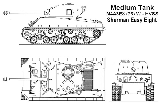 m4a3e8 sherman blueprints