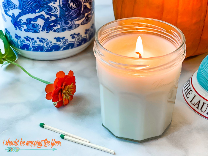 Thrifty Homemade Candles - Cottage at the Crossroads