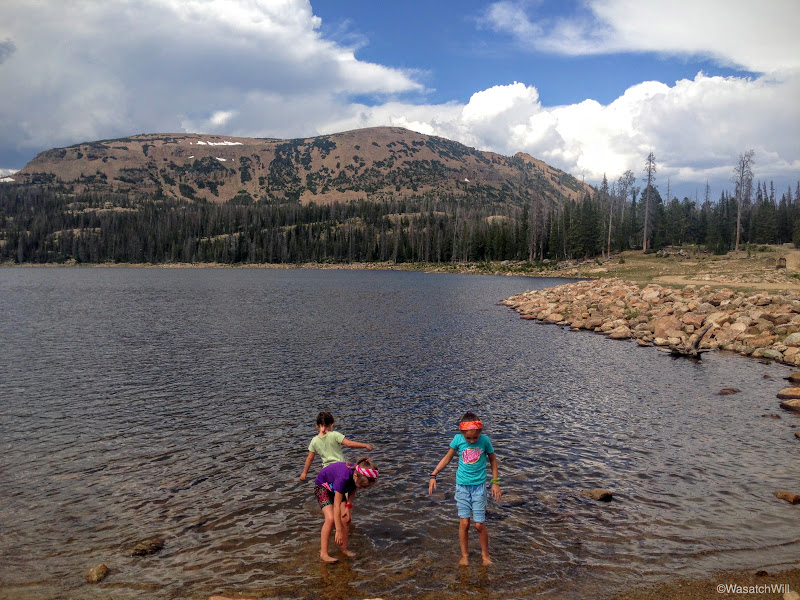 Backpacking with kids Uintas Clyde Lake Loop Backcountry Post